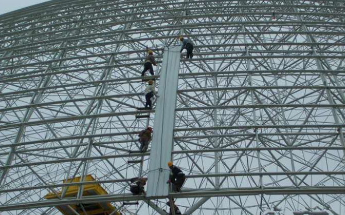 株洲网架装配好以后应当留神哪八项验收事件